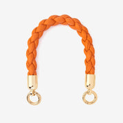 ダブルリング編み込み携帯ケース リストストラップ