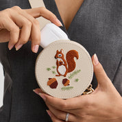 刺繍アート - クロスボディスマホケース｜ウォレット＆ポーチ付き