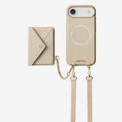 Envelope Design- MagSafe Case with Slim Wallet & Crossbody Strap