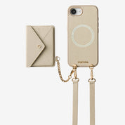 Envelope Design- MagSafe Case with Slim Wallet & Crossbody Strap
