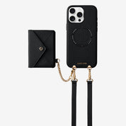 Envelope Design- MagSafe Case with Slim Wallet & Crossbody Strap