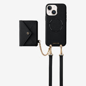 Envelope Design- MagSafe Case with Slim Wallet & Crossbody Strap