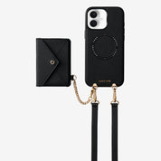 Envelope Design- MagSafe Case with Slim Wallet & Crossbody Strap