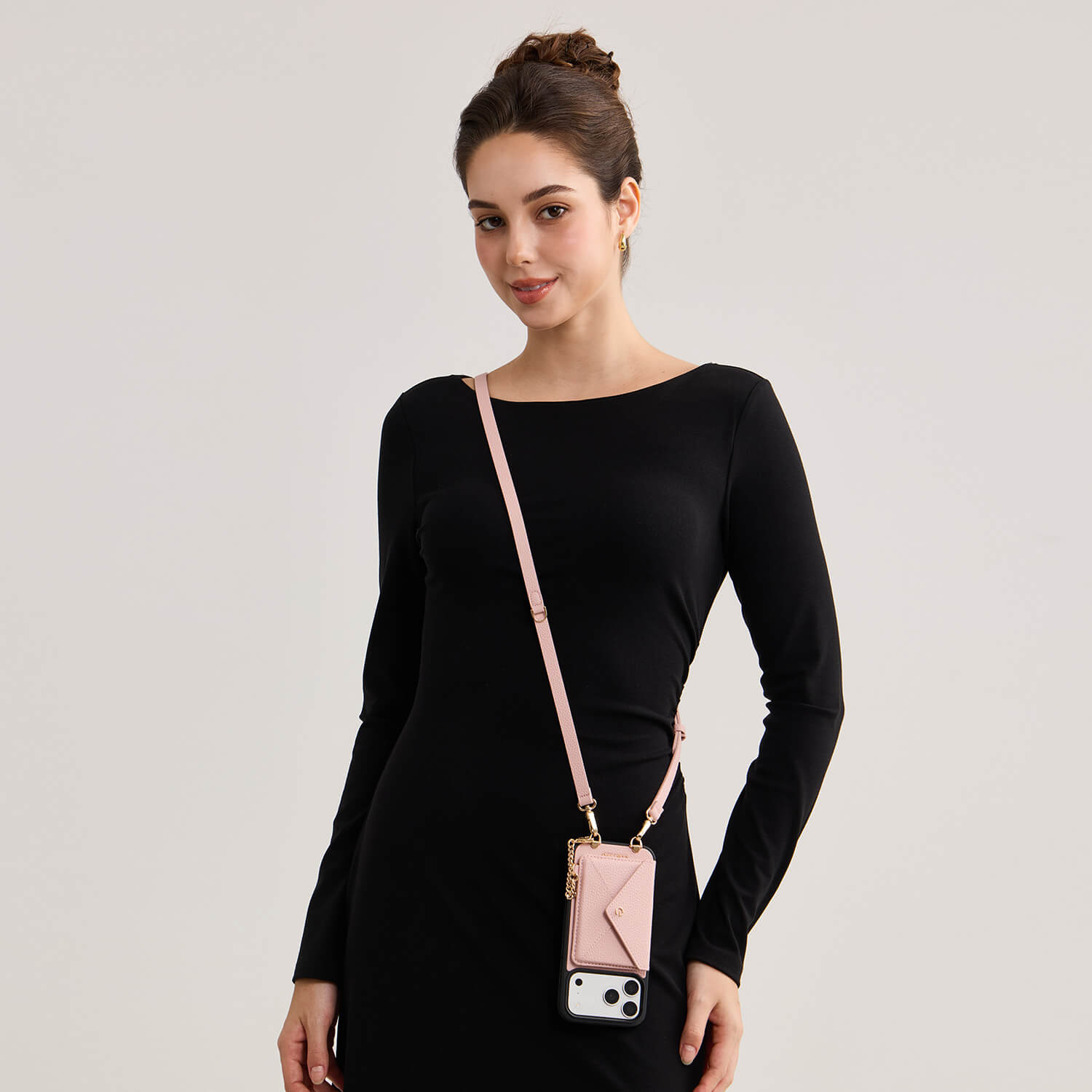 Envelope Design- MagSafe Case with Slim Wallet & Crossbody Strap