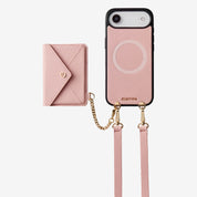 Envelope Design- MagSafe Case with Slim Wallet & Crossbody Strap