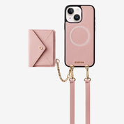 Envelope Design- MagSafe Case with Slim Wallet & Crossbody Strap