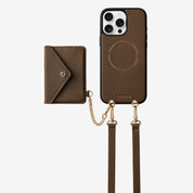 Envelope Design- MagSafe Case with Slim Wallet & Crossbody Strap