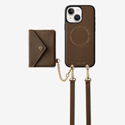 Envelope Design- MagSafe Case with Slim Wallet & Crossbody Strap