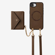 Envelope Design- MagSafe Case with Slim Wallet & Crossbody Strap