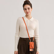 Envelope Design- MagSafe Case with Slim Wallet & Crossbody Strap