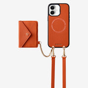 Envelope Design- MagSafe Case with Slim Wallet & Crossbody Strap