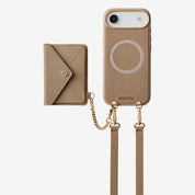 Envelope Design- MagSafe Case with Slim Wallet & Crossbody Strap