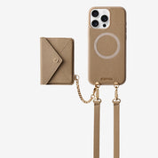 Envelope Design- MagSafe Case with Slim Wallet & Crossbody Strap