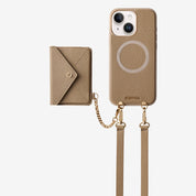 Envelope Design- MagSafe Case with Slim Wallet & Crossbody Strap