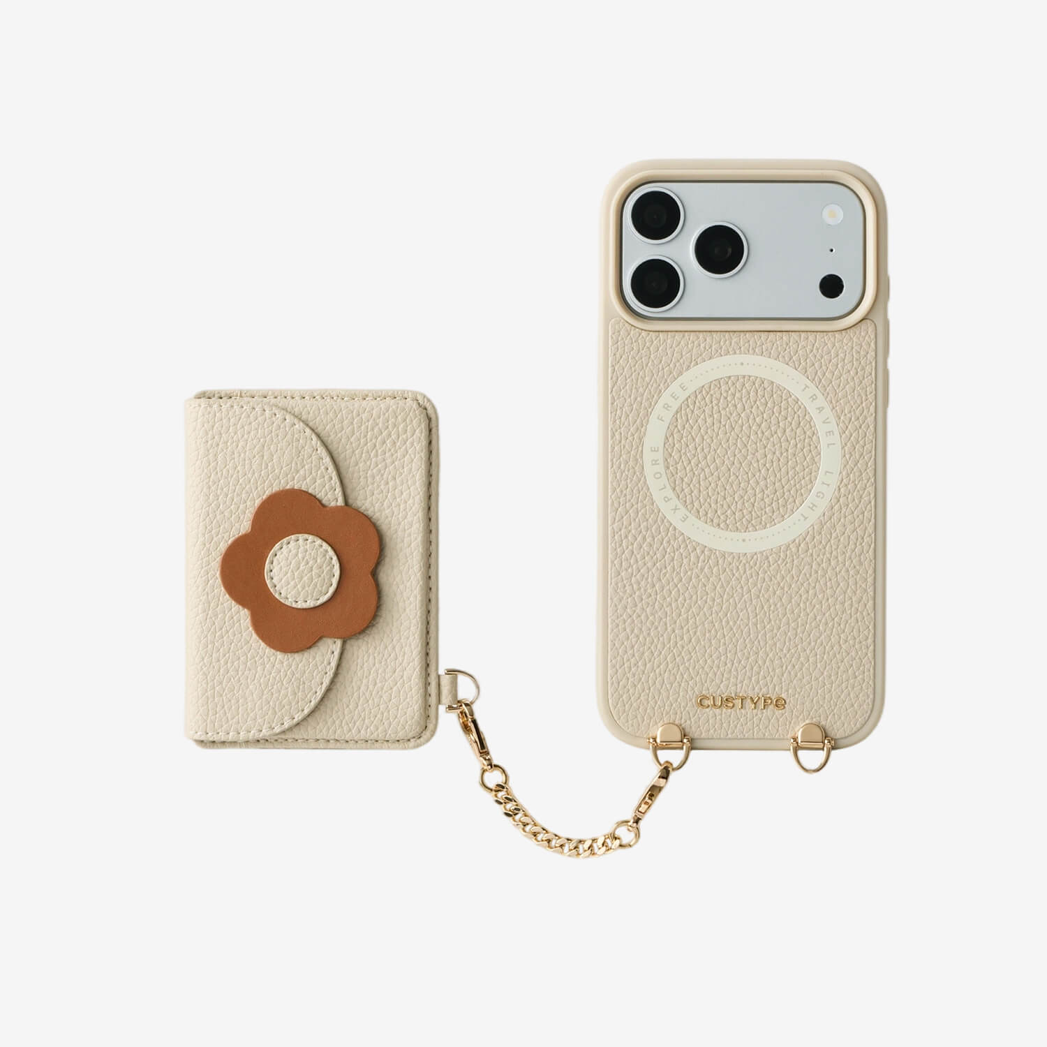 Unity Style- Floral iPhone Case with Slim Wallet