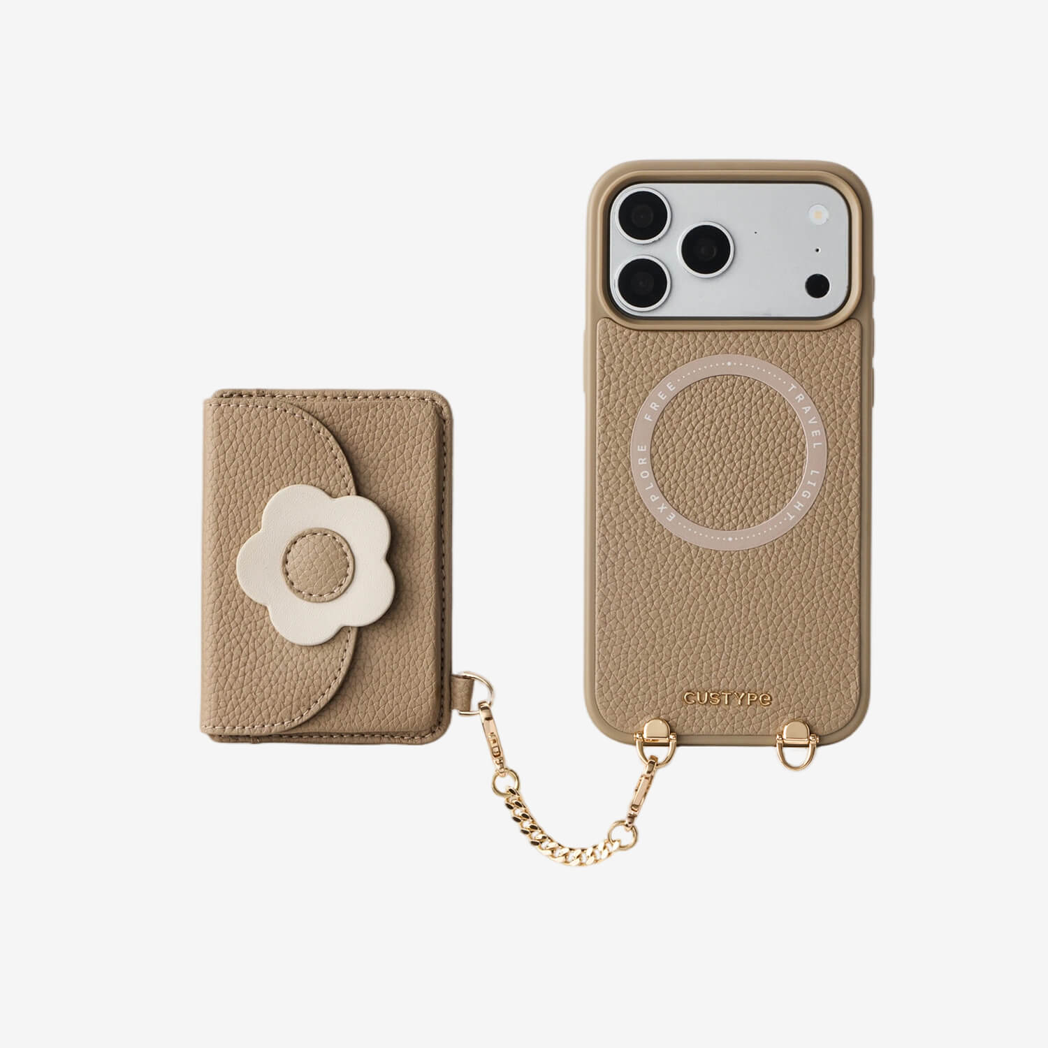 Unity Style- Floral iPhone Case with Slim Wallet