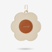 beige flower airpods case for crossbody phone case