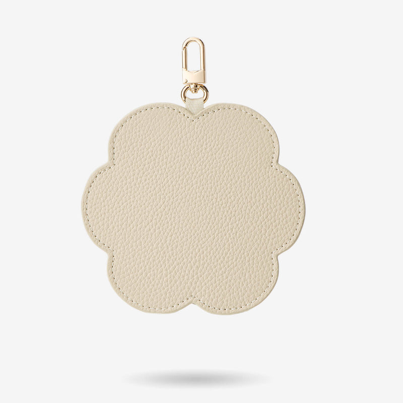 beige flower airpods case for crossbody phone case