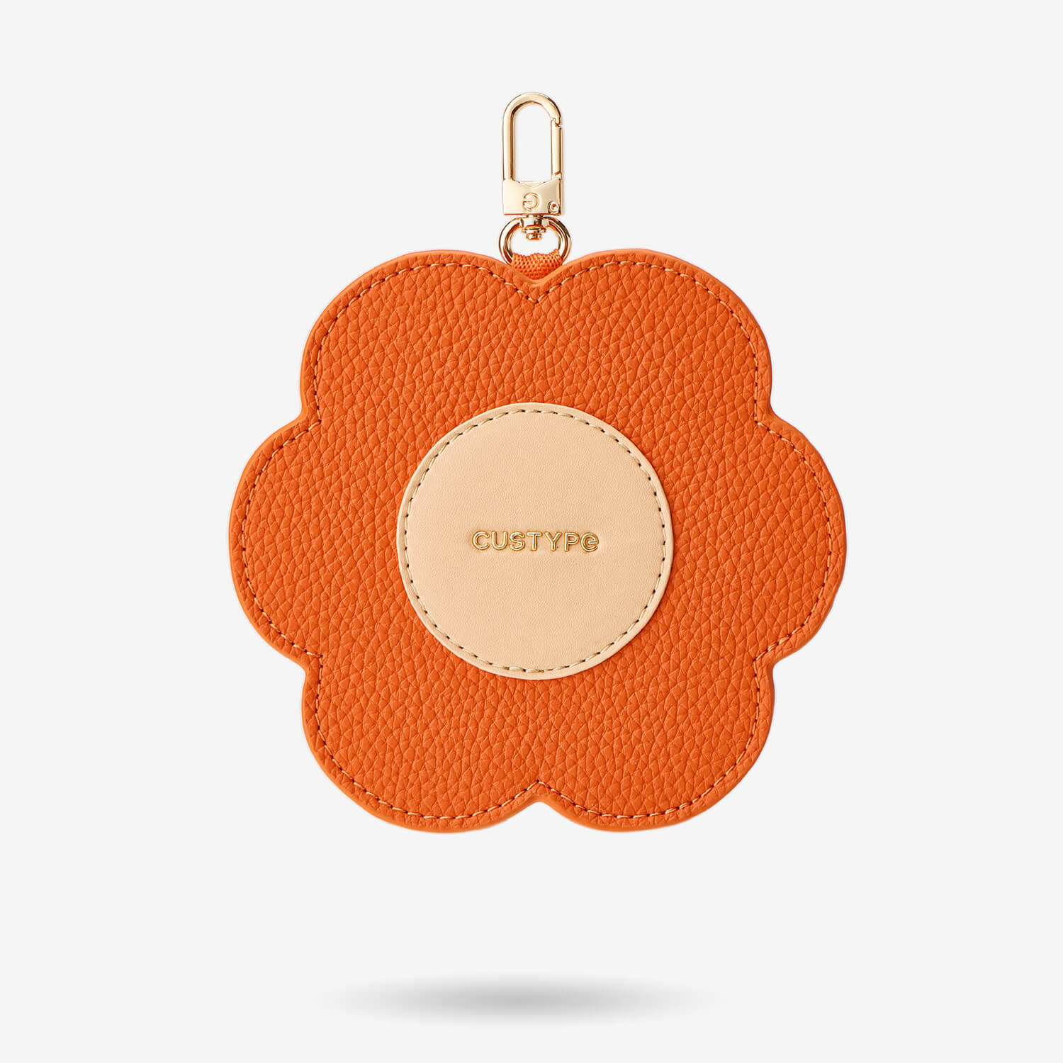 orange flower airpods case for phone