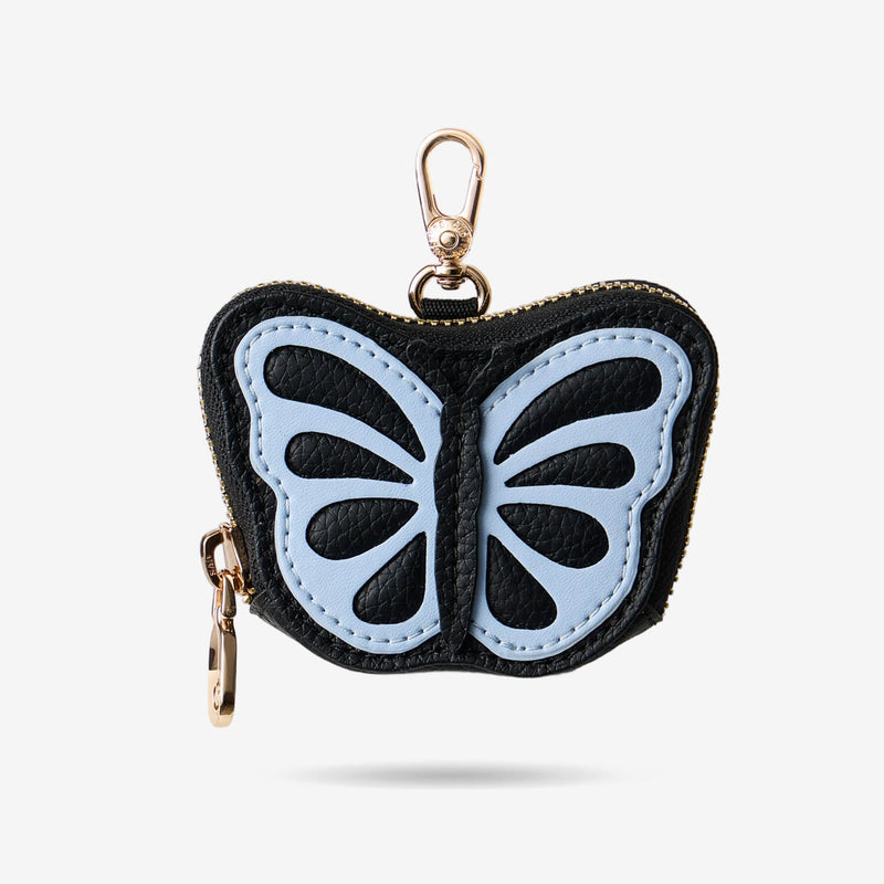 Flutter Flow- Crossbody Wallet Case with Butterfly AirPods Pouch & MagSafe