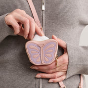Flutter Flow- Crossbody Wallet Case with Butterfly AirPods Pouch & MagSafe