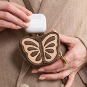 Flutter Flow- Crossbody Wallet Case with Butterfly AirPods Pouch & MagSafe