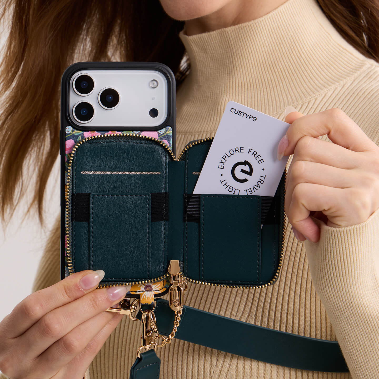 Amanda - フラッター・テーマ デザイナー クロスボディフォンケース