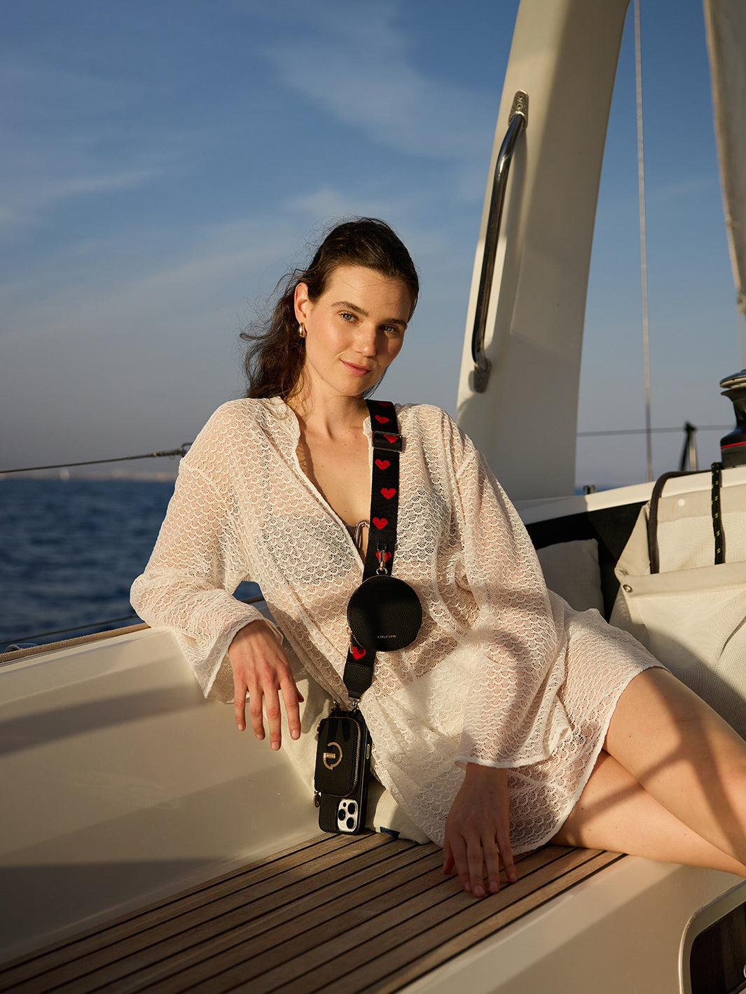 black Crossbody Wallet Phone Case