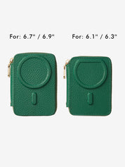Green personalized wallet phone case