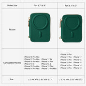 Green personalized wallet phone case