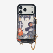 Halloween Theme- Magnetic Phone Case with Sling & Card Slots-Mobile Phone Cases-DETACHABLE WALLET & PHONE POUCH