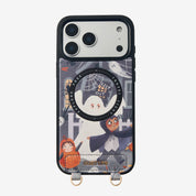 Halloween Theme- Magnetic Phone Case with Sling & Card Slots-Mobile Phone Cases-DETACHABLE WALLET & PHONE POUCH