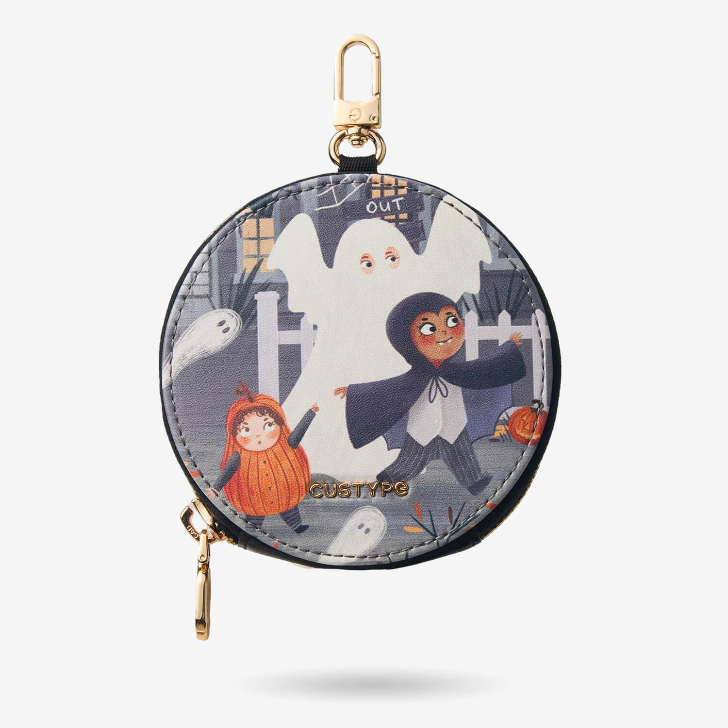 Halloween Theme- Magnetic Phone Case with Sling & Card Slots-Mobile Phone Cases-DETACHABLE WALLET & PHONE POUCH