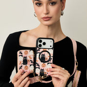 Halloween Theme- Magnetic Phone Case with Sling & Card Slots-Mobile Phone Cases-DETACHABLE WALLET & PHONE POUCH