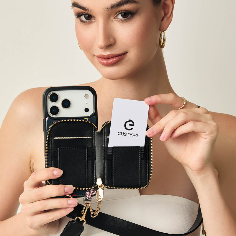 Halloween Theme- Magnetic Phone Case with Sling & Card Slots-Mobile Phone Cases-DETACHABLE WALLET & PHONE POUCH