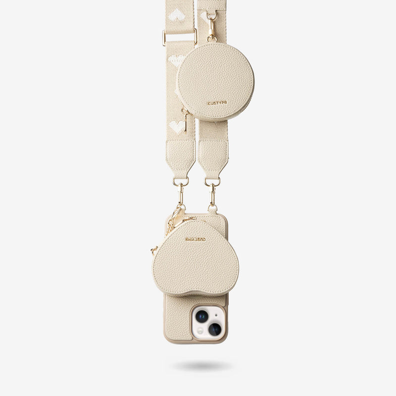 round coin purse travel phone case
