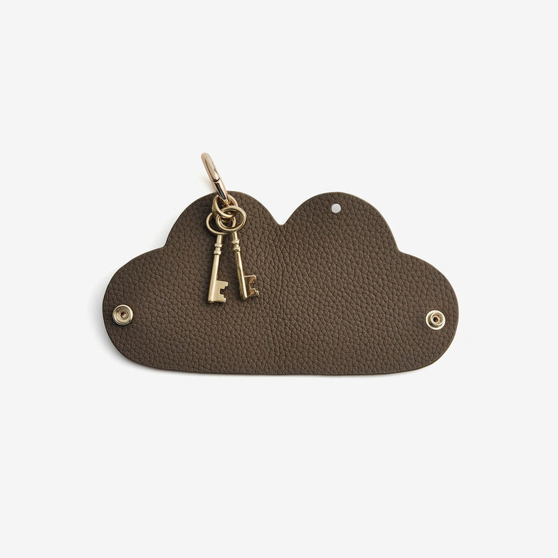 Heart Key Fob Case-Key Fob Case-Lychee Pattern Leather Mini Pouch