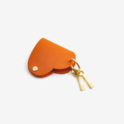 Heart Key Fob Case-Key Fob Case-Lychee Pattern Leather Mini Pouch