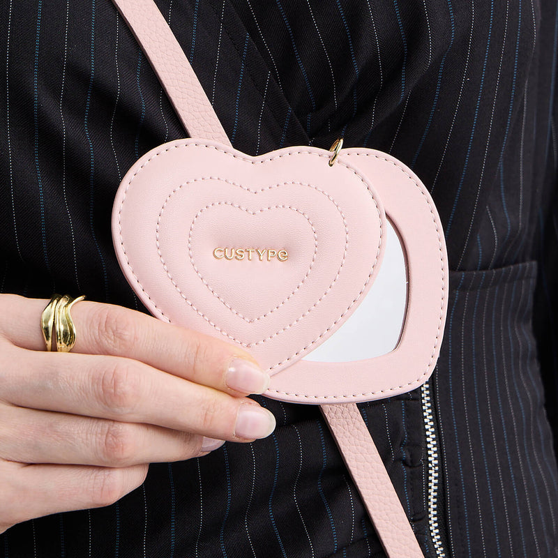 Heart Mini Portable Compact Mirror