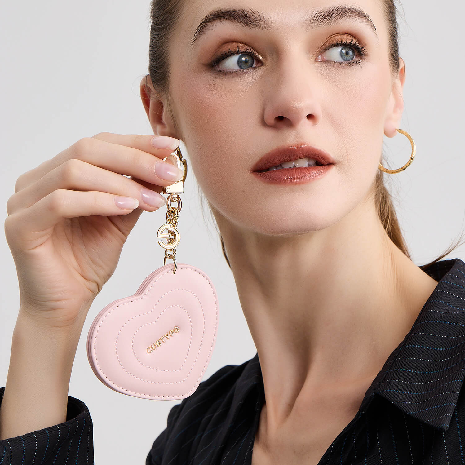 Heart Mini Portable Compact Mirror