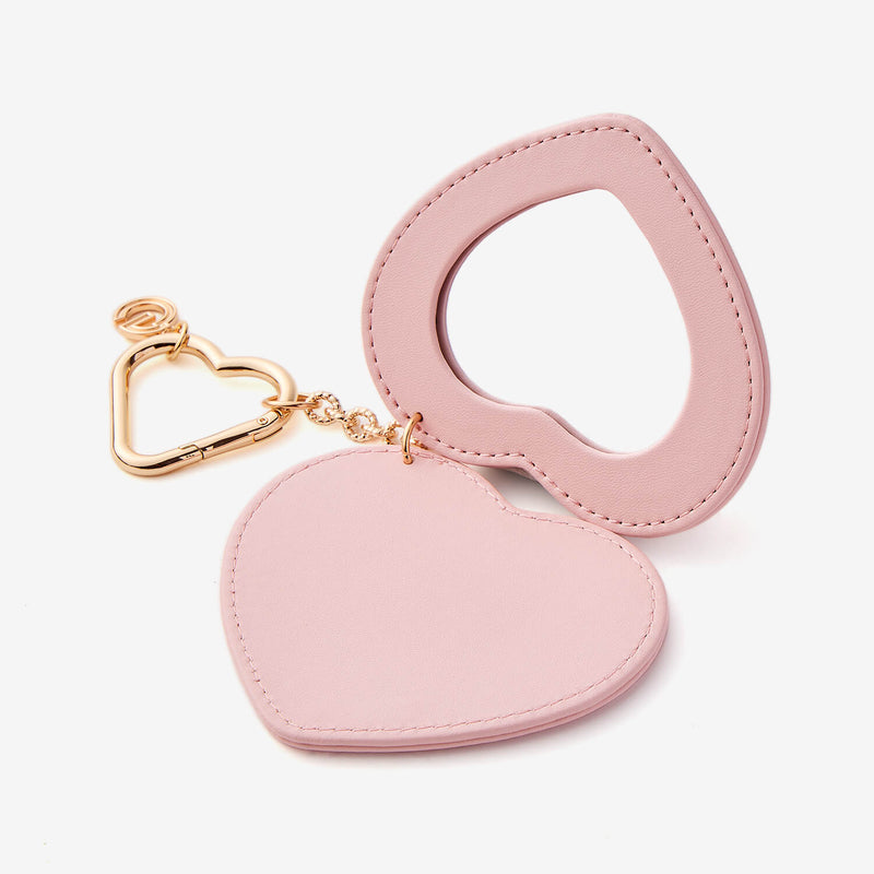 ハート型ミニポータブルコンパクトミラー