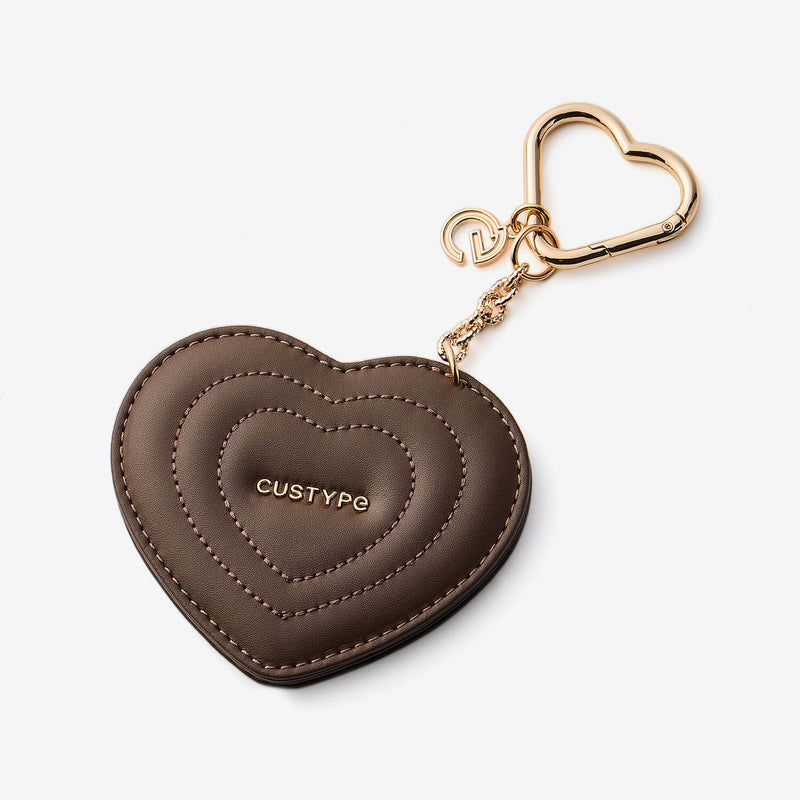 ハート型ミニポータブルコンパクトミラー