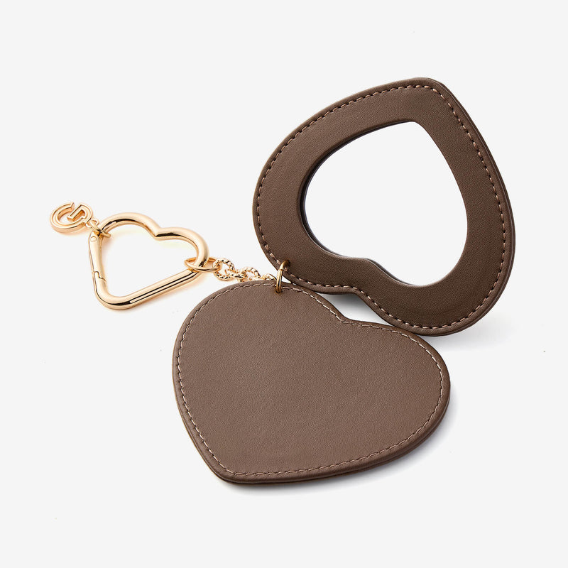 ハート型ミニポータブルコンパクトミラー