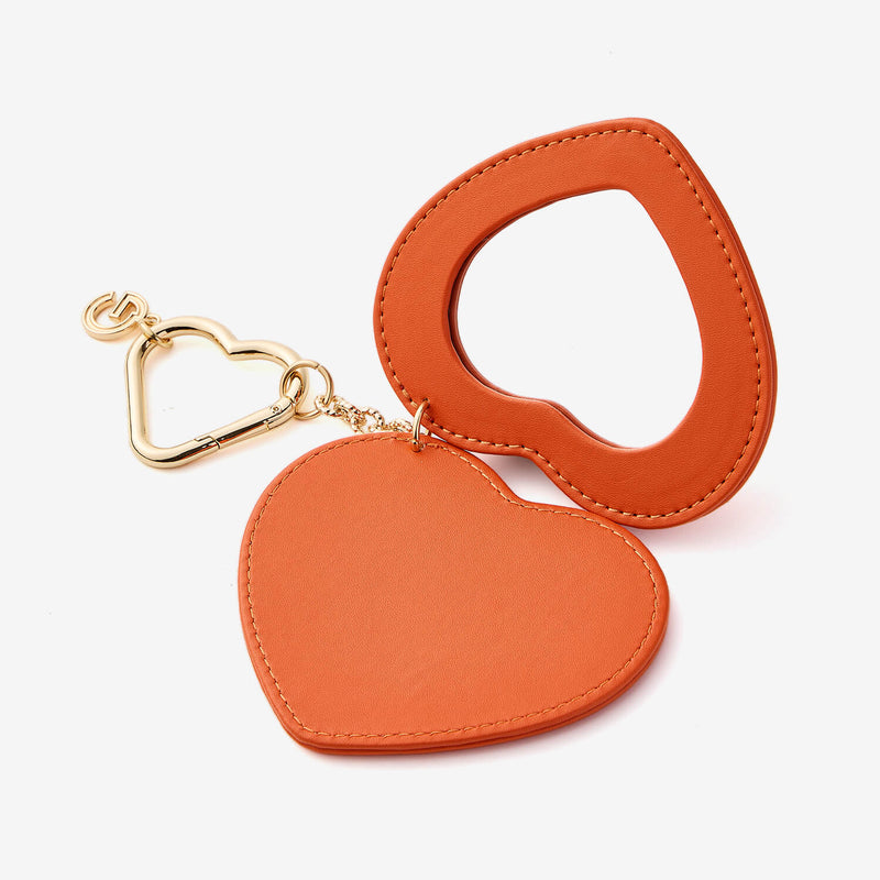 ハート型ミニポータブルコンパクトミラー