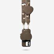 Morandi Grace Kit- Magnetic Phone Crossbody Case with Airpods Pouch-Mobile Phone Cases-DETACHABLE WALLET & PHONE POUCH