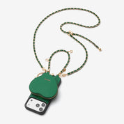 Allure Chain Series- iPhone Case with Heart Pouch & Chain Strap-Mobile Phone Cases-DETACHABLE WALLET & WIRELESS CHARGING