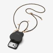 Allure Chain Series- iPhone Case with Heart Pouch & Chain Strap-Mobile Phone Cases-DETACHABLE WALLET & WIRELESS CHARGING