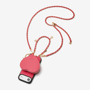 Allure Chain Series- iPhone Case with Heart Pouch & Chain Strap-Mobile Phone Cases-DETACHABLE WALLET & WIRELESS CHARGING