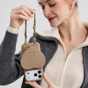 Allure Chain Series- iPhone Case with Heart Pouch & Chain Strap - iPhone 17 Pro Max