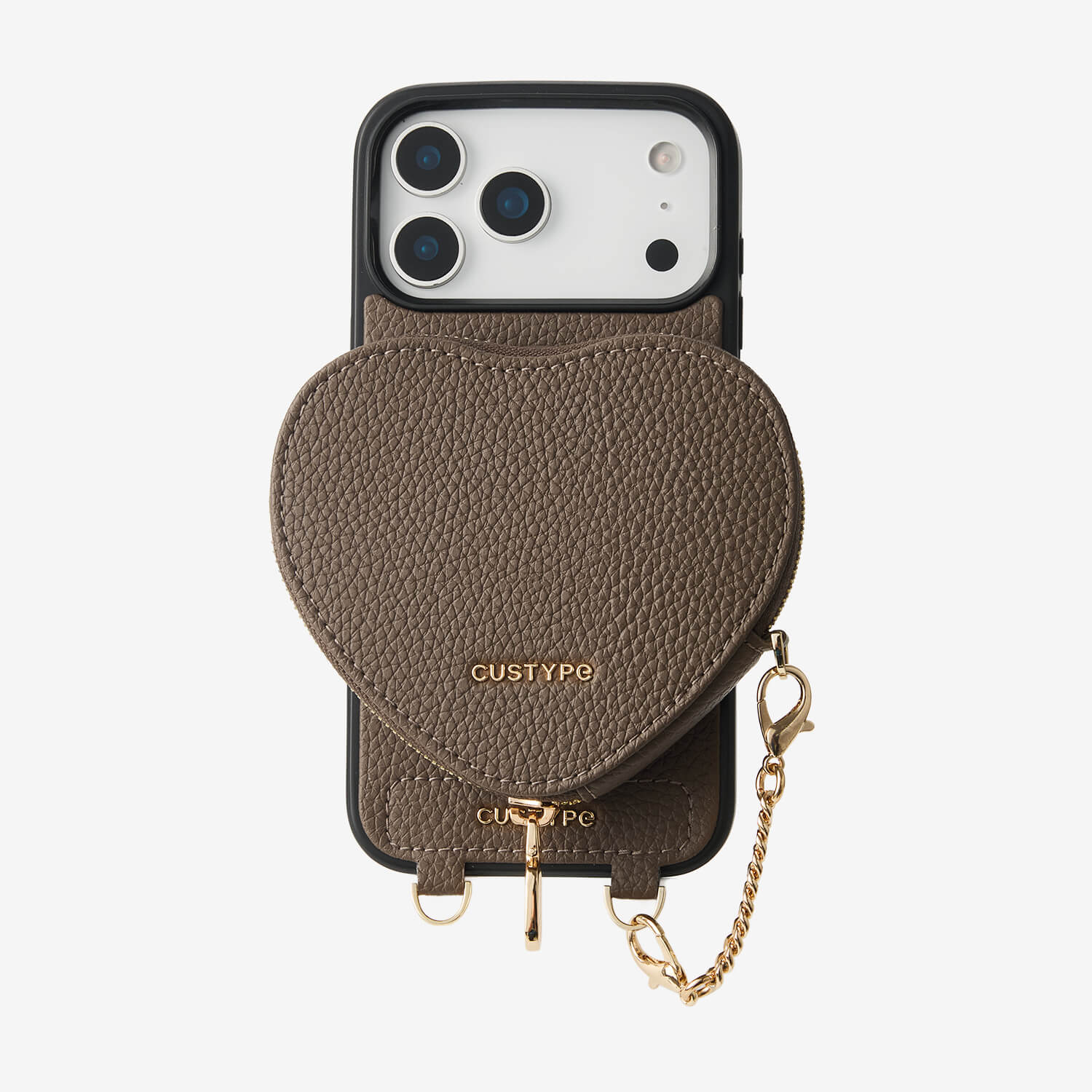 Morandi Grace Kit- Sling Phone Case with Magnetic Heart Pouch-Mobile Phone Cases-DETACHABLE WALLET & WIRELESS CHARGING